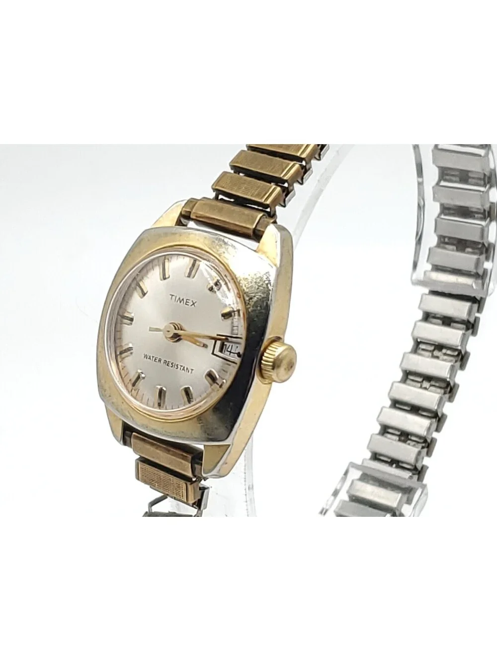 Timex Mechanical  Water Resistance Watch Womens For Parts Or Repair 24mm